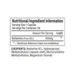 Tbjp Berberine 500mg 60caps - Image 2