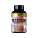 Berberine HCL (650mg/cap) No fillers -60caps-Gold Touch Nutrition